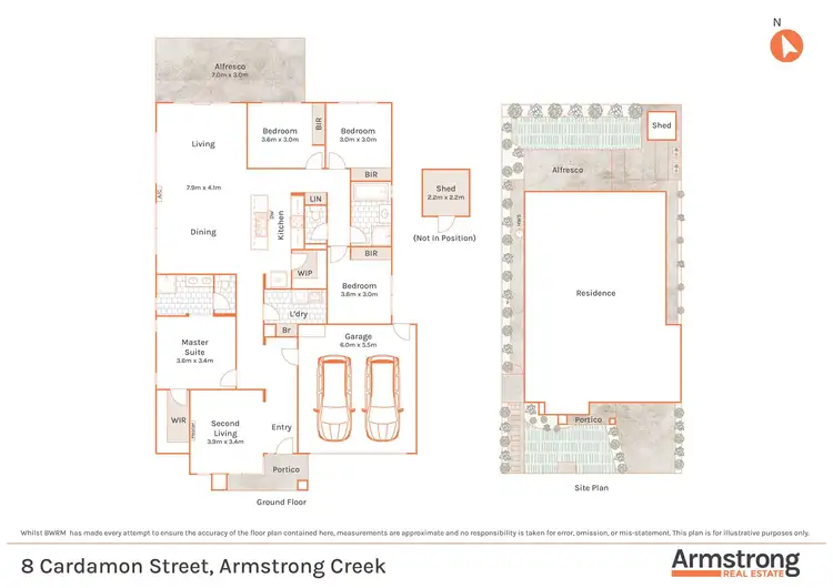Floorplan of Homely house listing, 8 Cardamon Street, Armstrong Creek VIC 3217