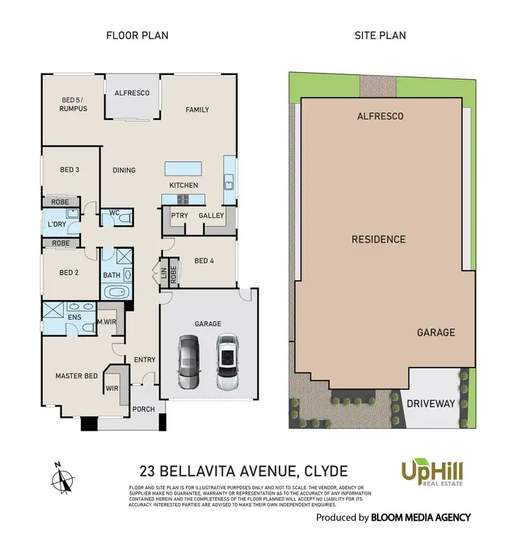 Floorplan of Homely house listing, 23 Bellavita Avenue, Clyde VIC 3978