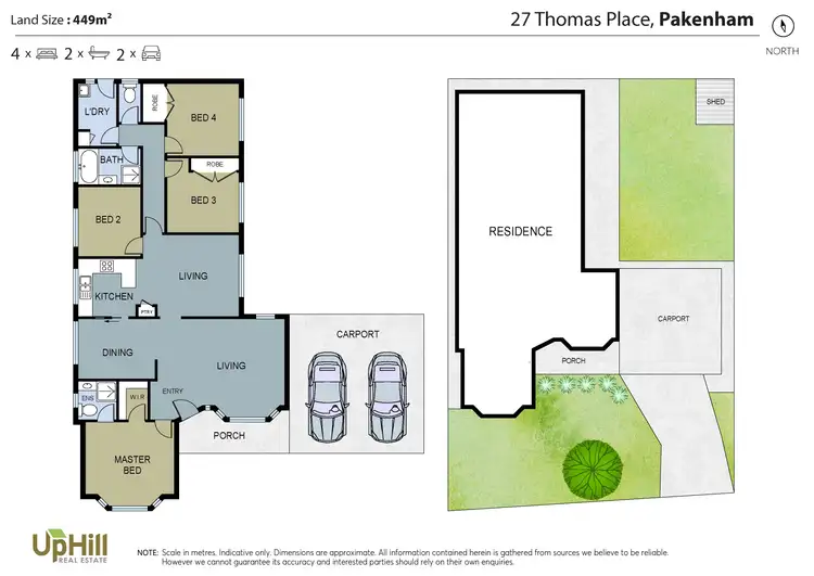 Floorplan of Homely house listing, 27 Thomas Place, Pakenham VIC 3810