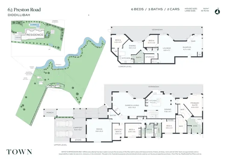 Floorplan of Homely house listing, 62 Preston Road, Diddillibah QLD 4559