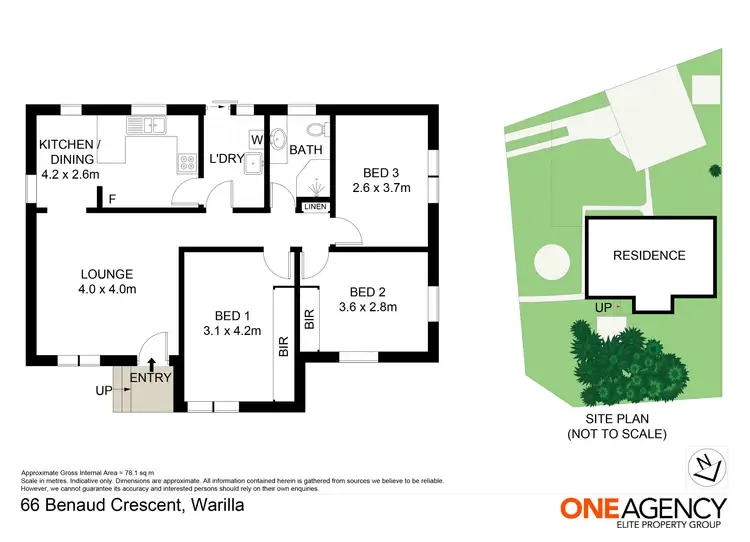 Floorplan of Homely house listing, 66 Benaud Crescent, Warilla NSW 2528