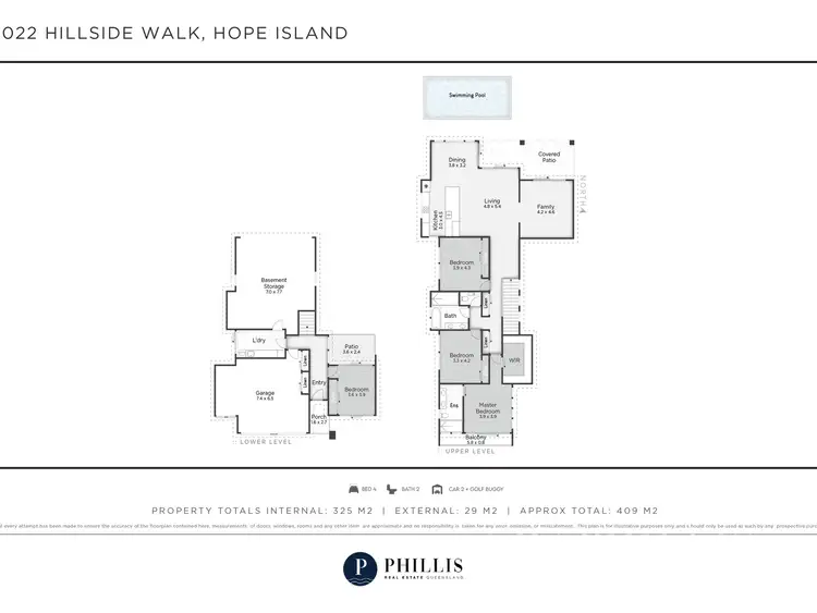 Floorplan of Homely house listing, 3022 Hillside Walk, Sanctuary Cove QLD 4212