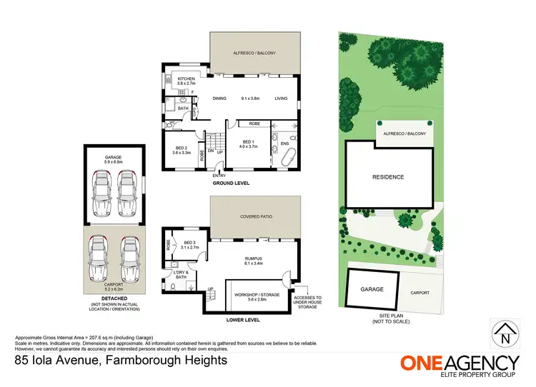 Floorplan of Homely house listing, 85 Iola Avenue, Farmborough Heights NSW 2526