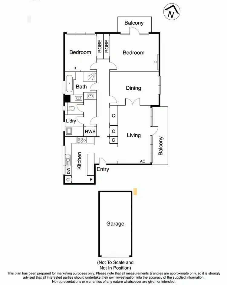 Floorplan of Homely unit listing, 3/29 Avoca Avenue, Elwood VIC 3184