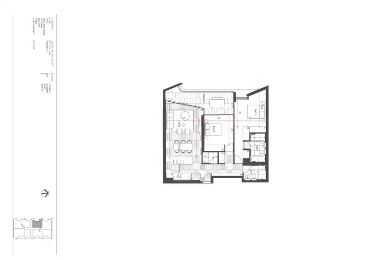 Floorplan of Homely apartment listing, 501/8 Yarraman Avenue, Randwick NSW 2031