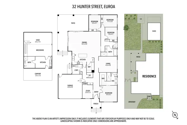 Floorplan of Homely house listing, 32 Hunter Street, Euroa VIC 3666