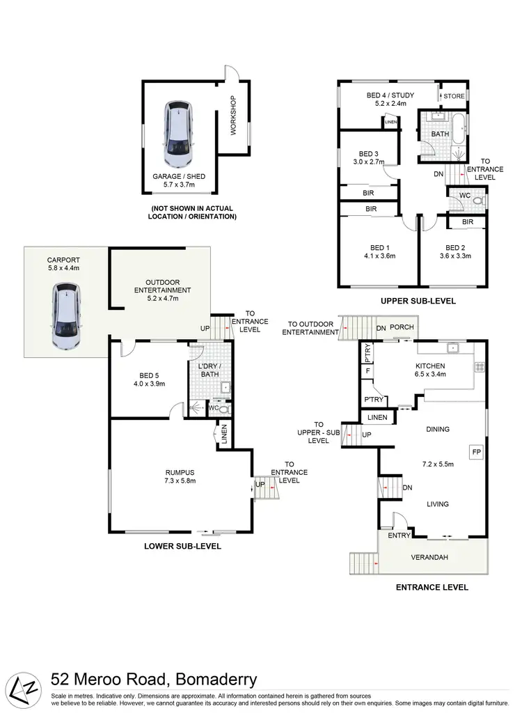 Floorplan of Homely house listing, 52 Meroo Road, Bomaderry NSW 2541