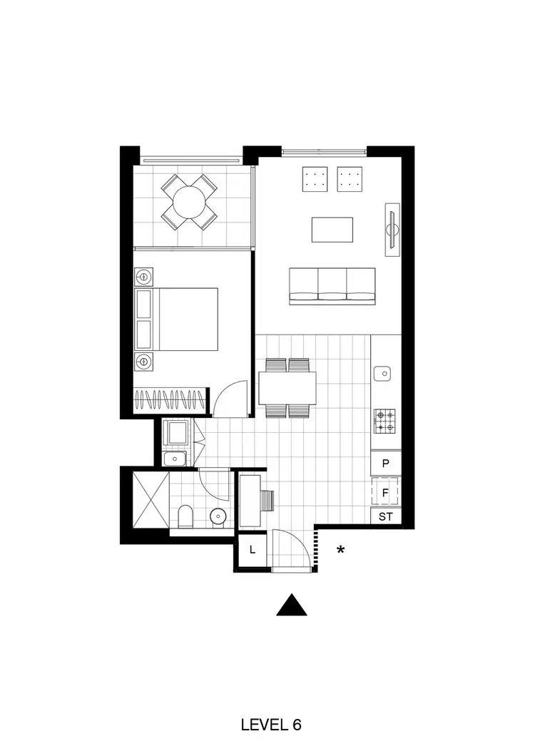Floorplan of Homely apartment listing, 607/1 Cullen Close, Forest Lodge NSW 2037
