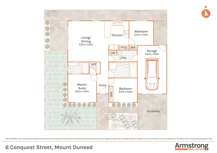 Floorplan of Homely house listing, 6 Conquest Street, Mount Duneed VIC 3217
