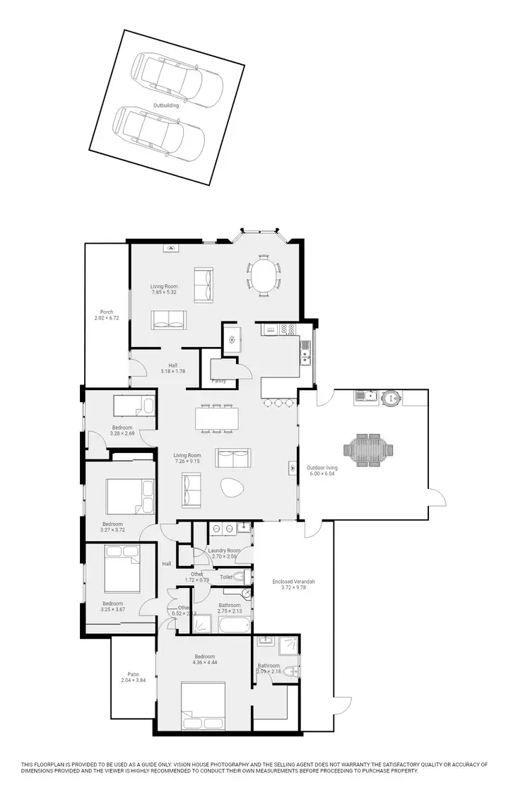 Floorplan of Homely house listing, 200-202 Flora Avenue, Mildura VIC 3500