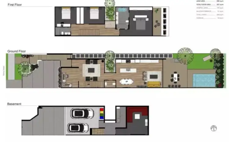 Floorplan of Homely semi-detached listing, 1/11 Reina Street, North Bondi NSW 2026