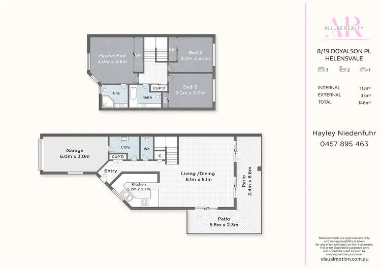 Floorplan of Homely townhouse listing, 8/19 Doyalson Place, Helensvale QLD 4212