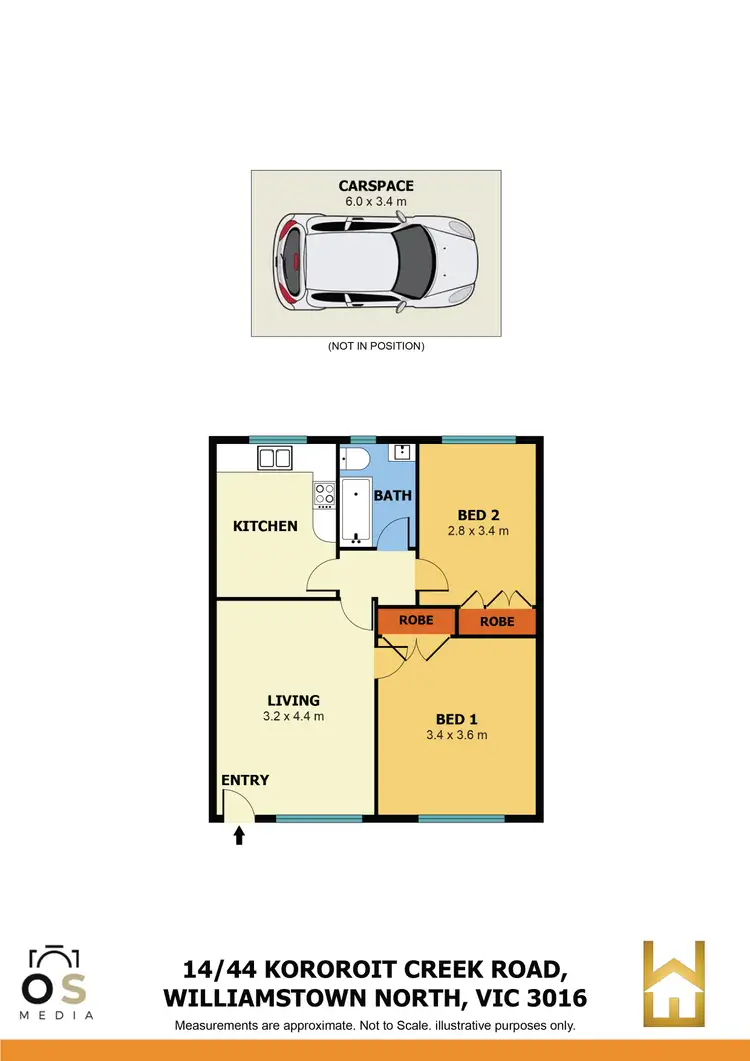 Floorplan of Homely unit listing, 14/44 Kororoit Creek Road, Williamstown North VIC 3016