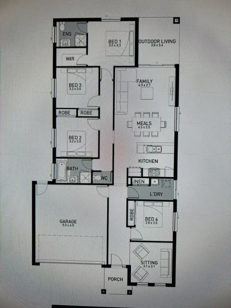 Floorplan of Homely house listing, 16 Gymea Street, Mount Duneed VIC 3217