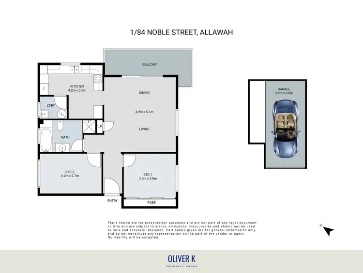 Floorplan of Homely apartment listing, 1/84 Noble Street, Allawah NSW 2218