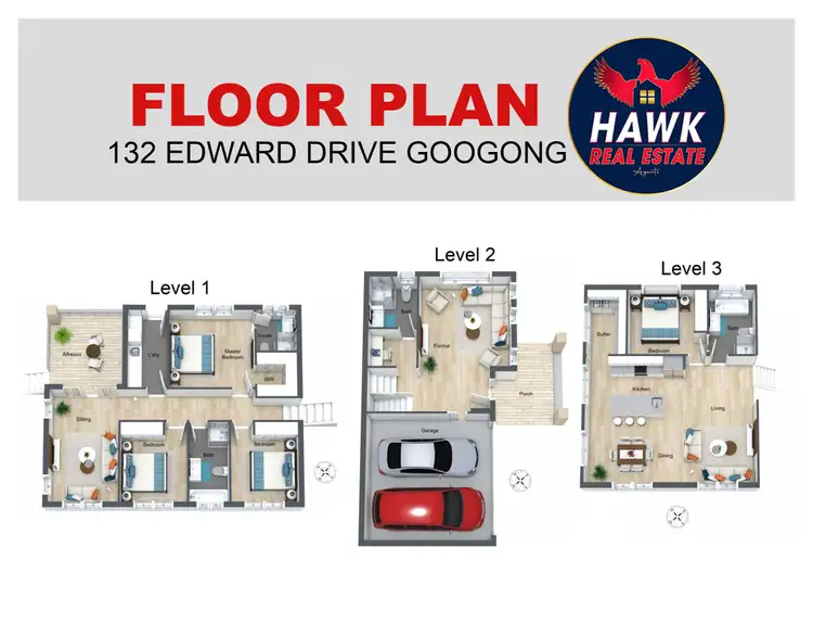 Floorplan of Homely house listing, 132 Edward Drive, Googong NSW 2620