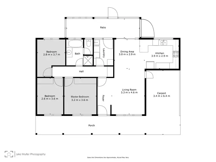 Floorplan of Homely house listing, 3 CONROE DRIVE, Mount Gambier SA 5290