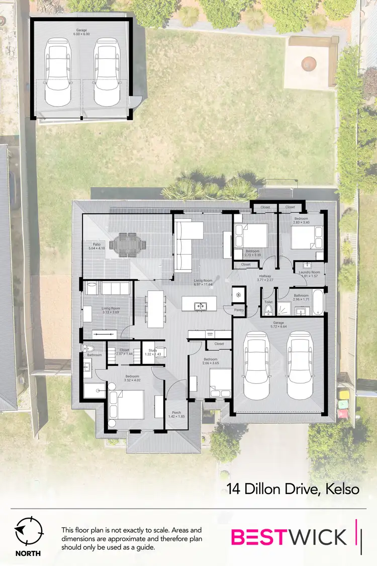 Floorplan of Homely house listing, 14 Dillon Drive, Kelso NSW 2795