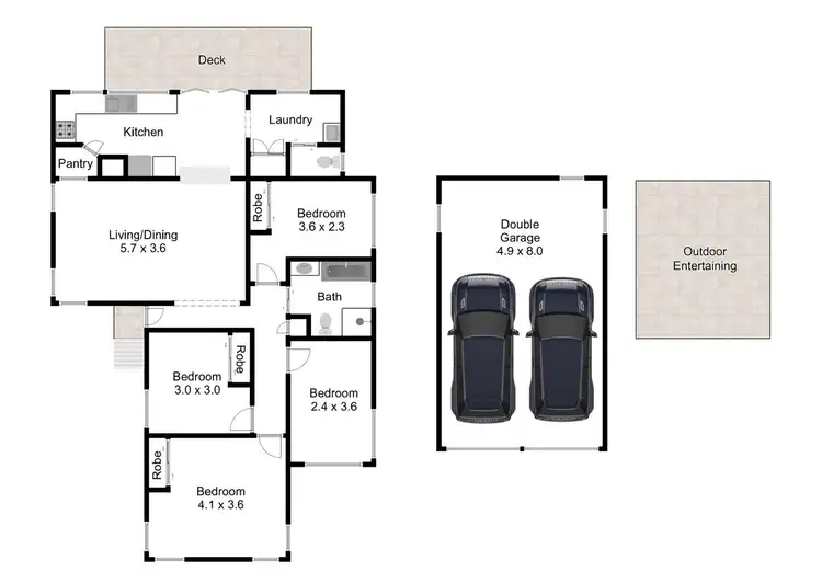 Floorplan of Homely house listing, 23 Aveling Street, Wavell Heights QLD 4012