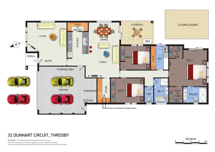 Floorplan of Homely house listing, 32 Dunnart Circuit, Throsby ACT 2914