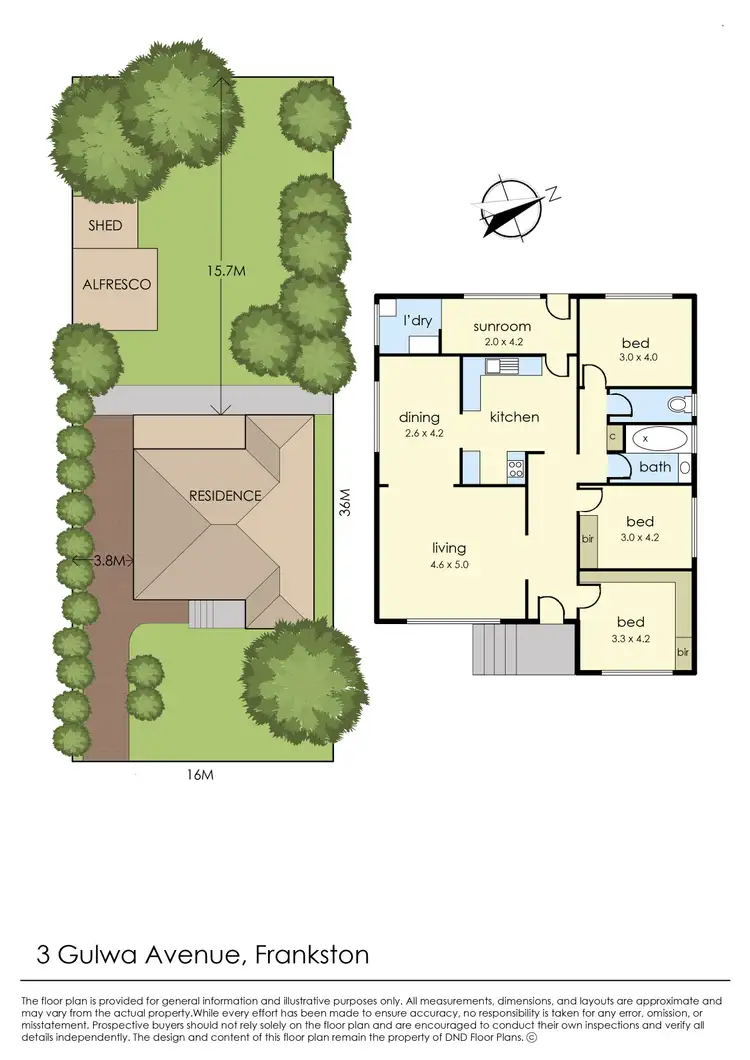 Floorplan of Homely house listing, 3 Gulwa Avenue, Frankston VIC 3199