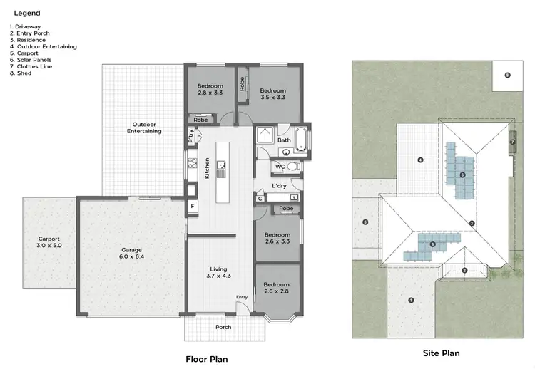 Floorplan of Homely house listing, 8 Lake Cootharaba Place, Logan Reserve QLD 4133