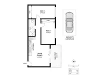 Floorplan of Homely apartment listing, 45/1251 Plenty Road, Bundoora VIC 3083