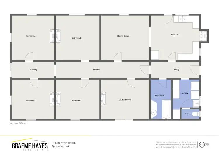 Floorplan of Homely house listing, 11 Charlton Road, Quambatook VIC 3540
