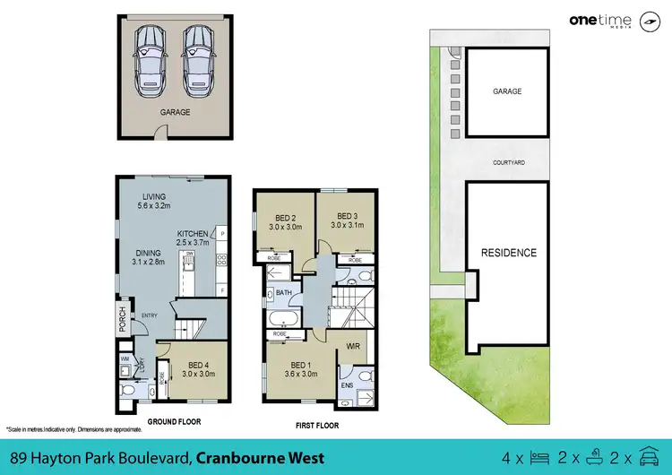 Floorplan of Homely townhouse listing, 89 Hayton Park Boulevard, Cranbourne West VIC 3977
