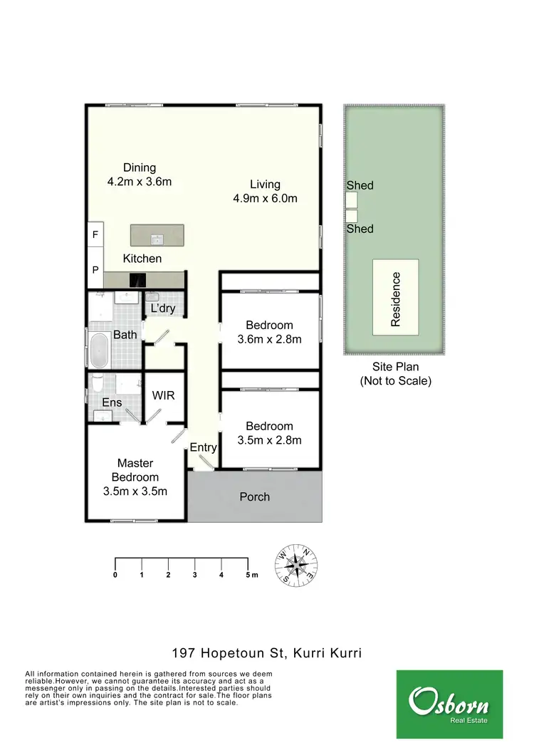 Floorplan of Homely house listing, 197 Hopetoun Street, Kurri Kurri NSW 2327