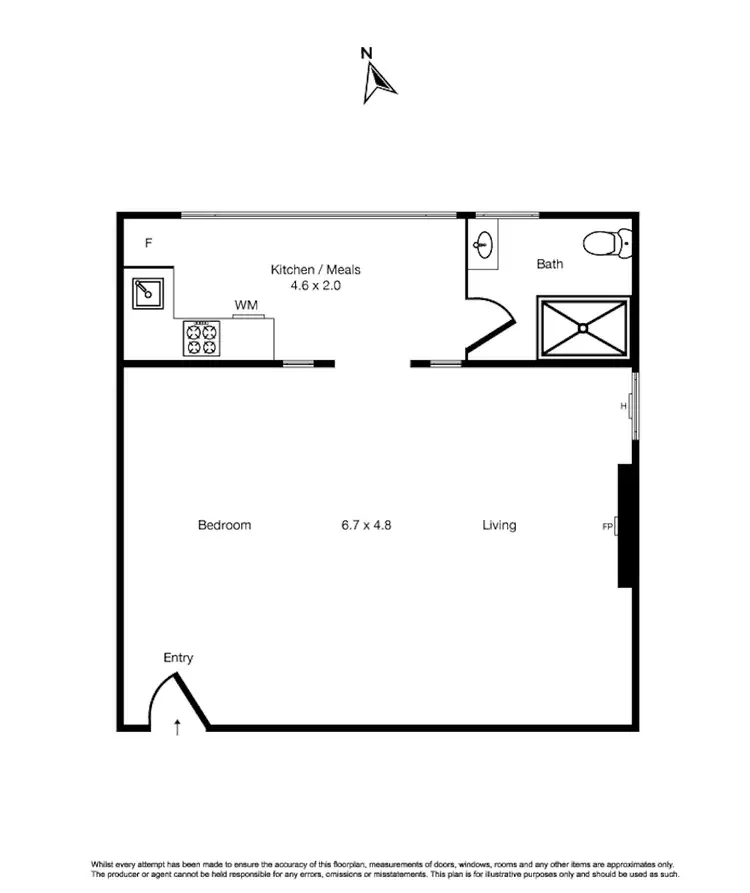 Floorplan of Homely apartment listing, 10/15 Charnwood Road, St Kilda VIC 3182