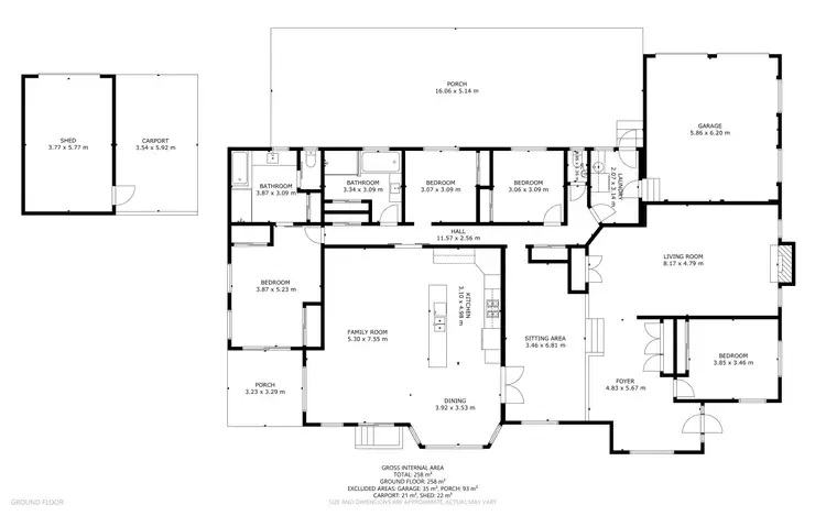 Floorplan of Homely house listing, 21 Lillian Street, Pittsworth QLD 4356
