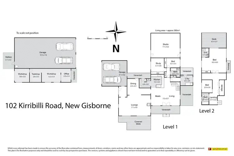Floorplan of Homely house listing, 102 Kirribilli Road, New Gisborne VIC 3438
