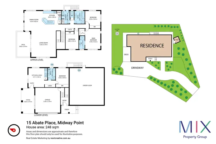 Floorplan of Homely house listing, 15 Abate Place, Midway Point TAS 7171