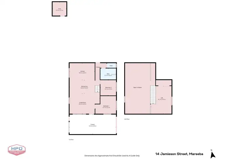Floorplan of Homely house listing, 14 Jamieson Street, Mareeba QLD 4880