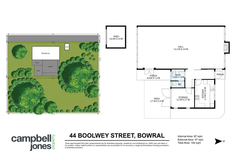 Floorplan of Homely house listing, 44 Boolwey Street, Bowral NSW 2576