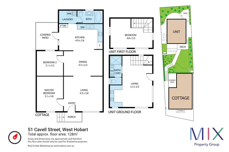Floorplan of Homely house listing, 51 Cavell Street, West Hobart TAS 7000