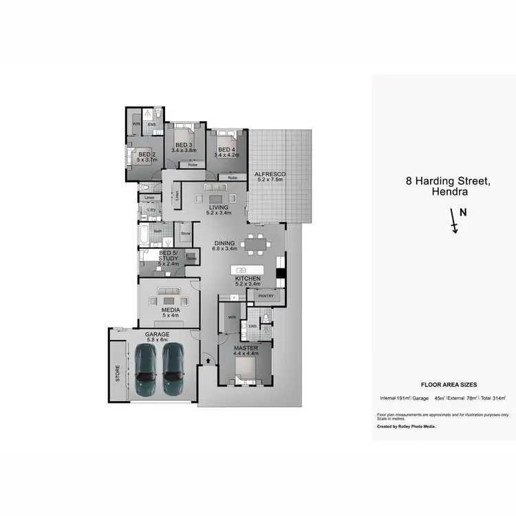 Floorplan of Homely house listing, 8 Harding Street, Hendra QLD 4011