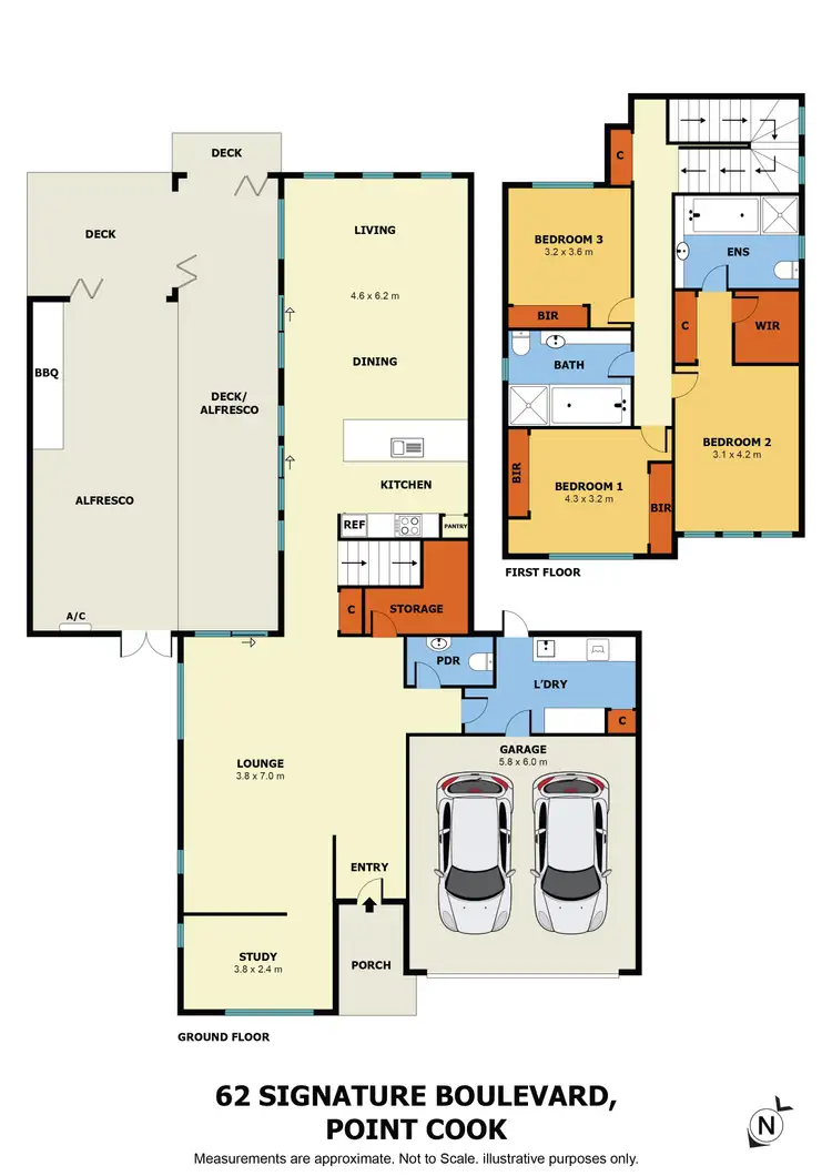 Floorplan of Homely house listing, 62 Signature Boulevard, Point Cook VIC 3030