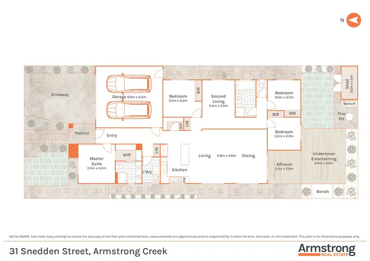 Floorplan of Homely house listing, 31 Snedden Street, Armstrong Creek VIC 3217