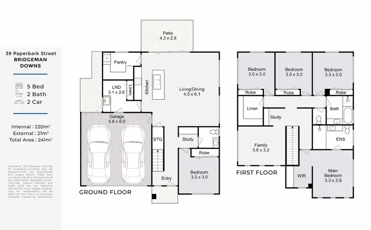 Floorplan of Homely house listing, 39 Paperbark Street, Bridgeman Downs QLD 4035