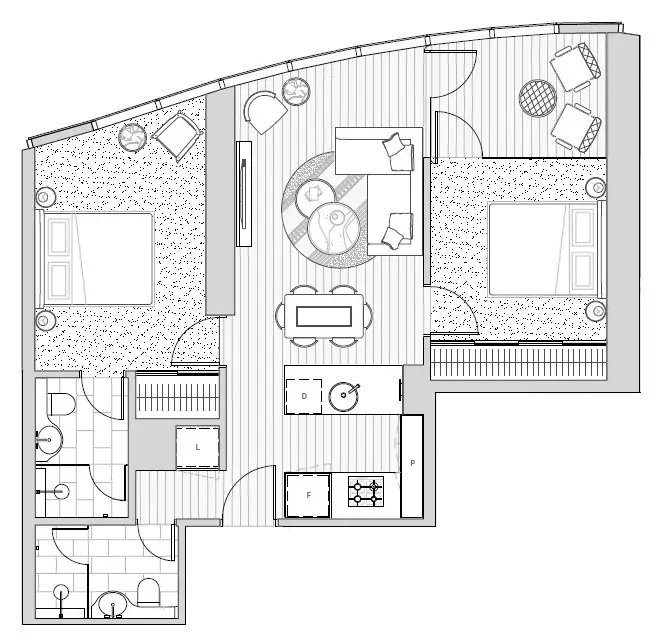 Floorplan of Homely apartment listing, 1102/138 Spencer Street, Melbourne VIC 3000