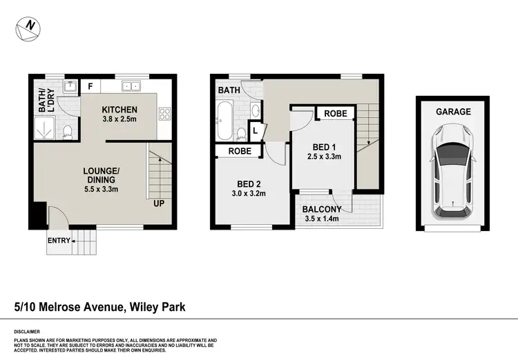 Floorplan of Homely unit listing, 5/10 Melrose Avenue, Wiley Park NSW 2195