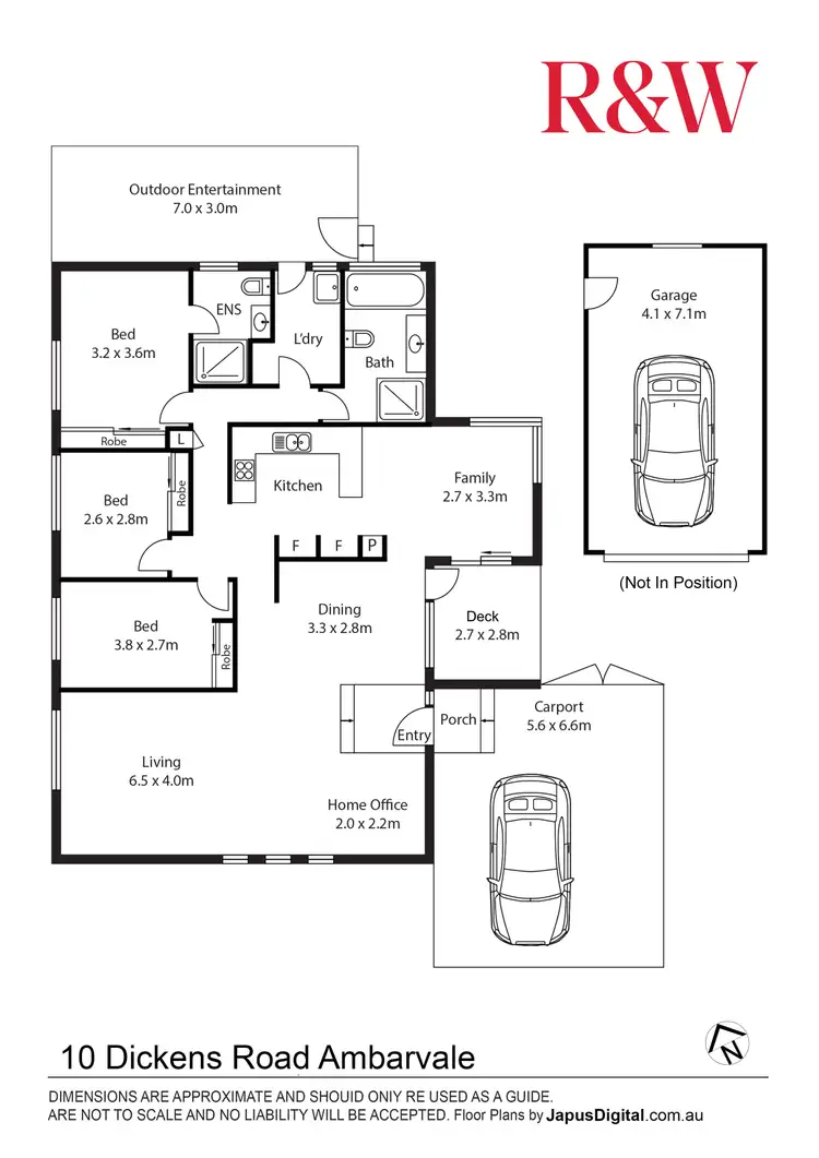 Floorplan of Homely house listing, 10 DICKENS ROAD, Ambarvale NSW 2560