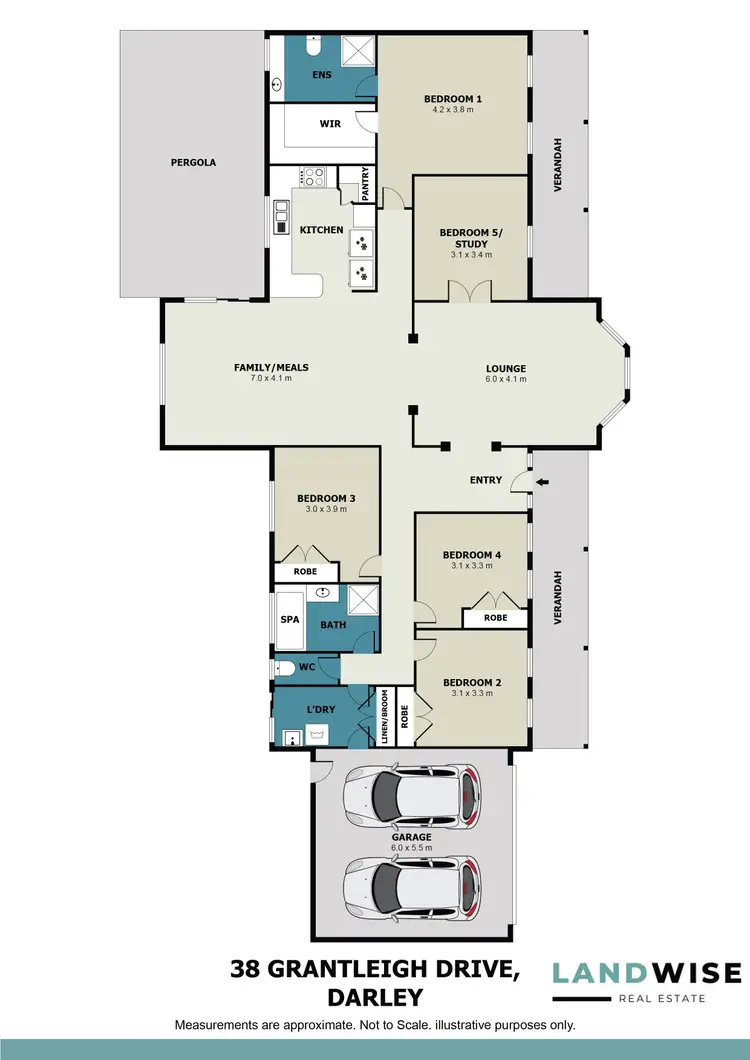 Floorplan of Homely house listing, 38 Grantleigh Drive, Darley VIC 3340
