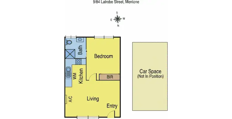 Floorplan of Homely apartment listing, 9/84 Latrobe Street, Mentone VIC 3194