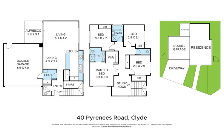 Floorplan of Homely house listing, 40 Pyrenees Road, Clyde VIC 3978