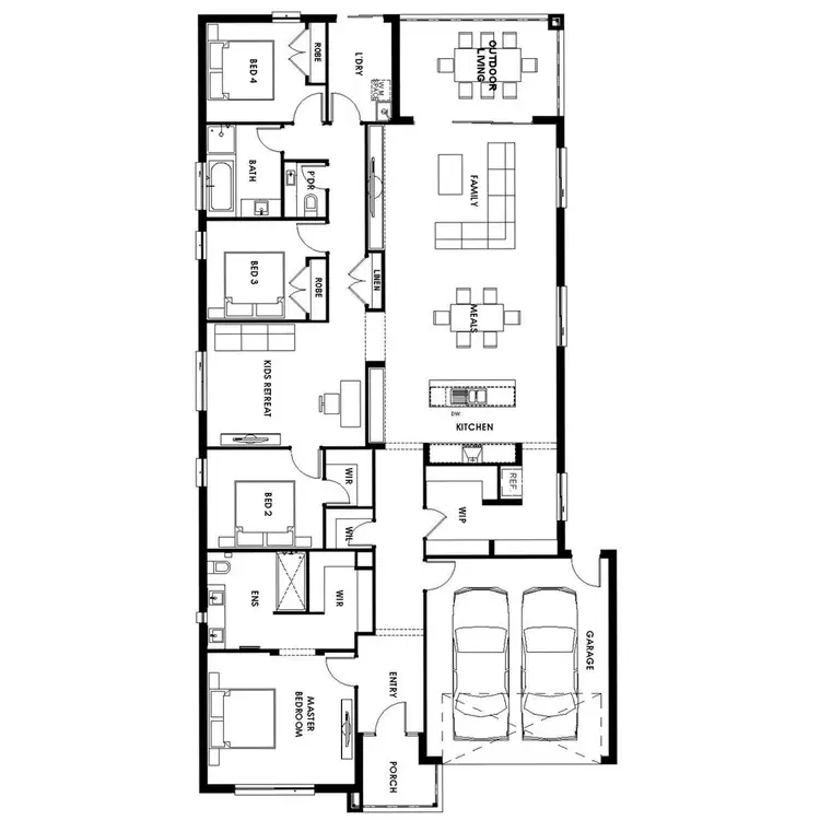 Floorplan of Homely house listing, Lot 3210 Darwin Avenue, Armstrong Creek VIC 3217