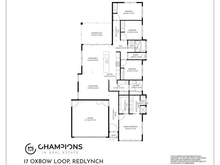 Floorplan of Homely house listing, 17 Oxbow Loop, Redlynch QLD 4870