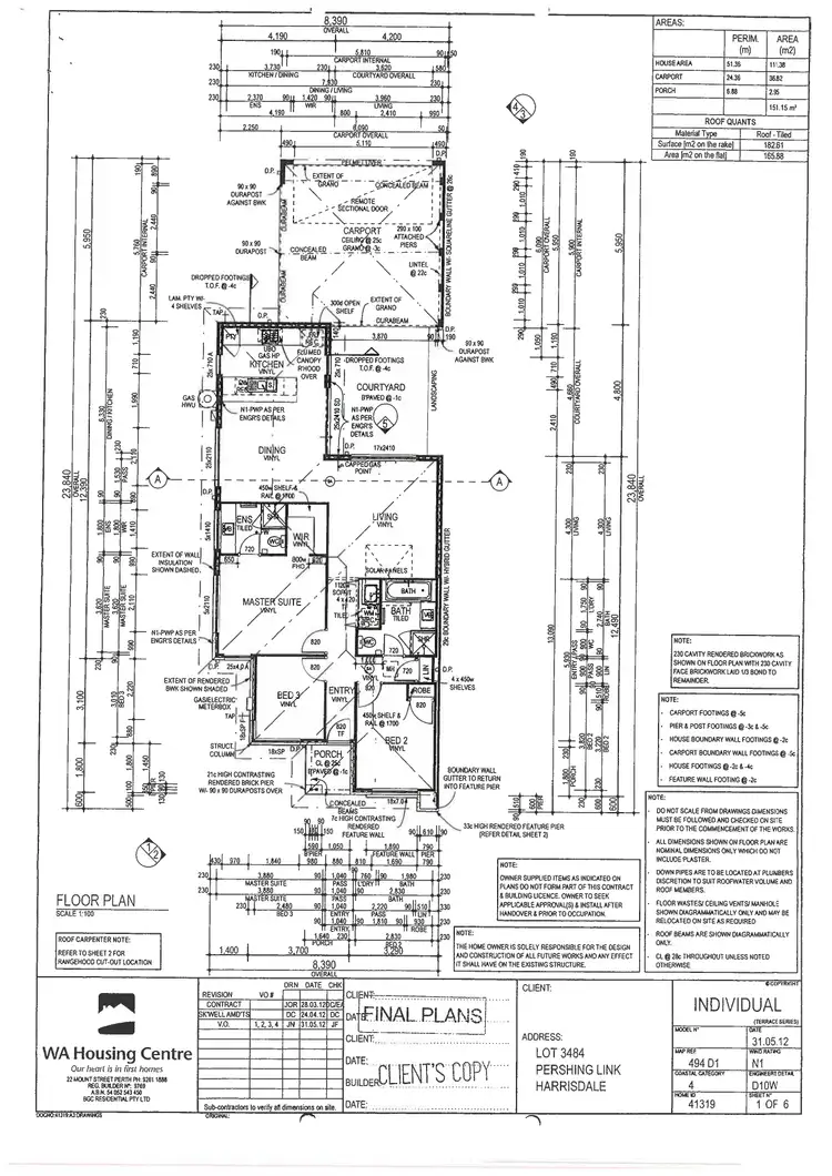 Floorplan of Homely house listing, 13 Pershing Link, Harrisdale WA 6112